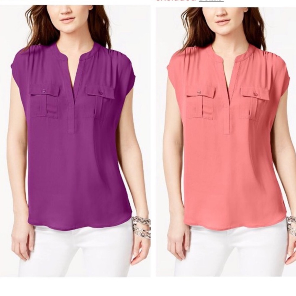 INC 💜 BUNDLE of 2 utility tops! Excellent NWOT